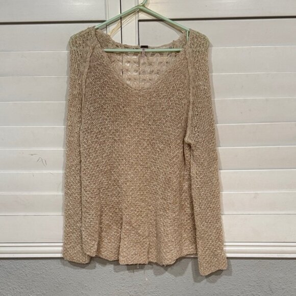 Free People Tan Sweater - Picture 1 of 6